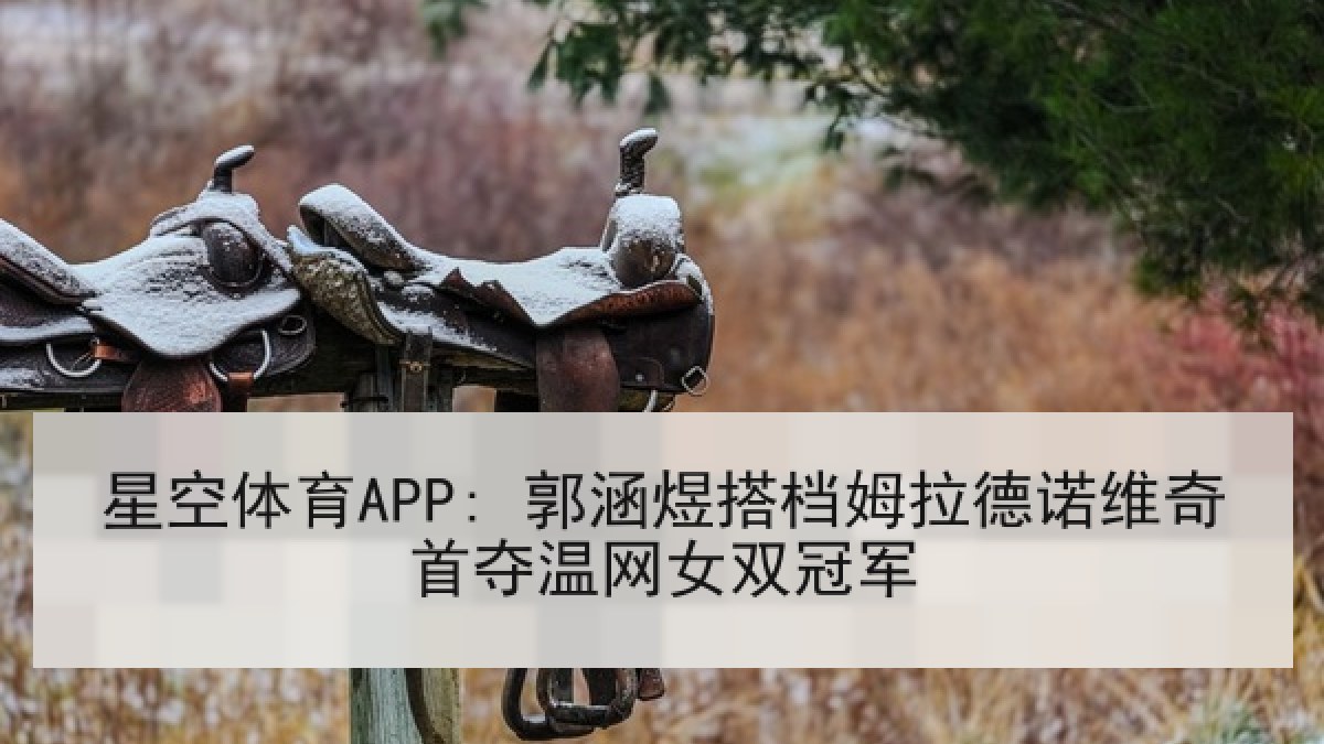 星空体育APP: 郭涵煜搭档姆拉德诺维奇首夺温网女双冠军